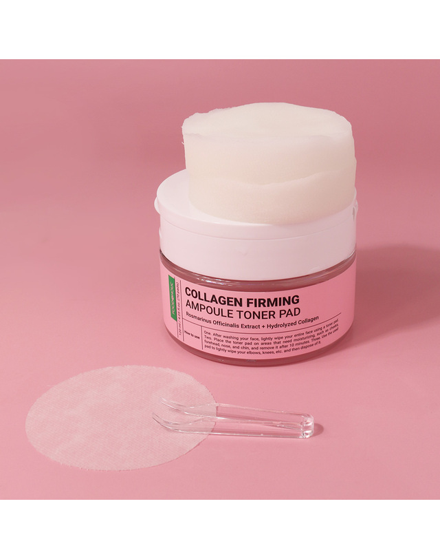 푸드어홀릭 푸드어홀릭 콜라겐 퍼밍 앰플 토너패드 70매(120ml) /저자극 탄력케어 주름개선 착용컷