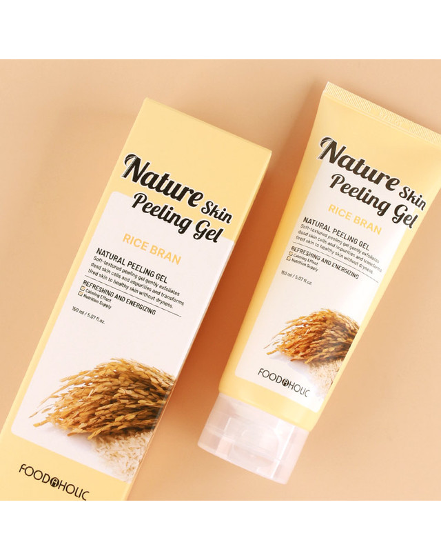 푸드어홀릭 (1+1)푸드어홀릭 네이처스킨 필링젤 쌀겨 150ml 착용컷