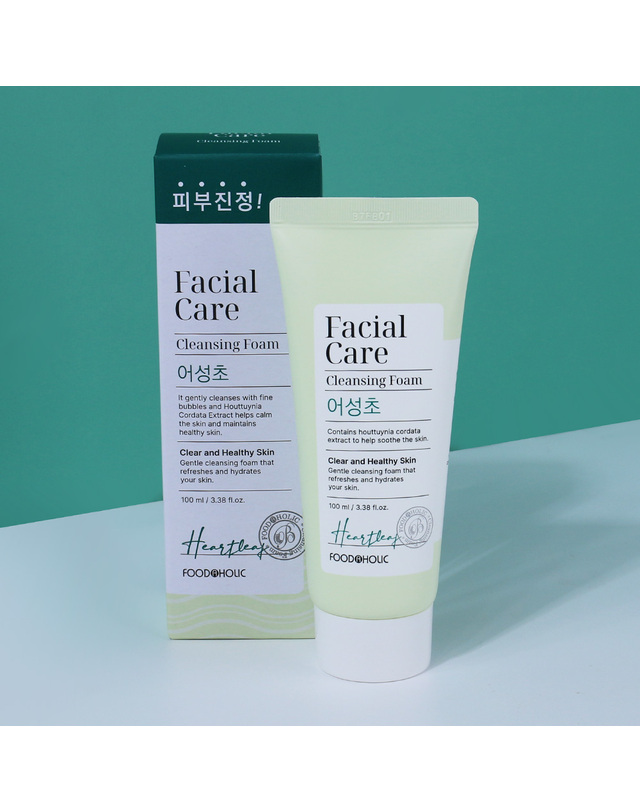 푸드어홀릭 (5개)푸드어홀릭 페이셜 케어 클렌징폼 100ml 택1 /약알칼리성 폼클렌저 어성초 아쿠아 쌀 콜라겐 착용컷