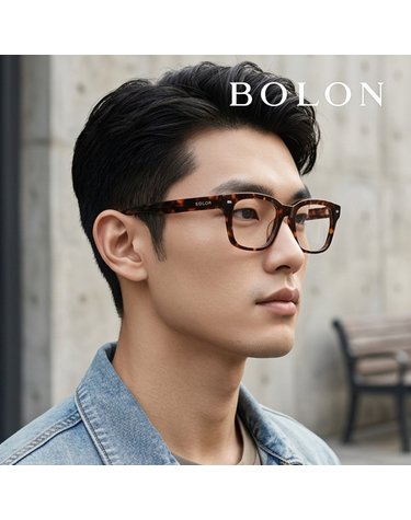 볼론 BJ3213 B20 53 공식수입 퀸스타운 스퀘어 뿔테 아시안핏 명품 안경테