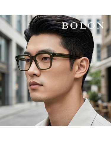 볼론 BJ3213 B80 53 공식수입 퀸스타운 스퀘어 뿔테 아시안핏 명품 안경테