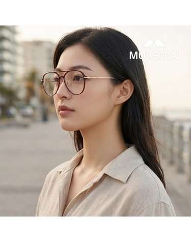 몰숀 MJ5032 B30 공식수입 라운드 보잉 투브릿지 아시안핏 경량성 패션 안경테
