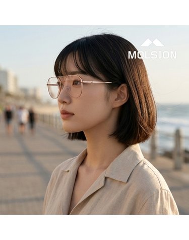 몰숀 MJ7017 B92 공식수입 라운드 보잉 메탈 아시안핏  경량성 패션 안경테