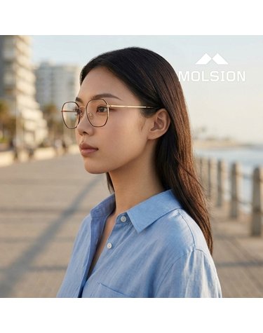 몰숀 MJ7030 B60 공식수입 스퀘어 다각형 보잉 메탈 아시안핏 경량성 패션 안경테