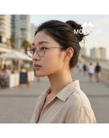 몰숀 MJ7098 B10 공식수입 라운드 보잉 메탈 아시안핏  경량성 패션 안경테