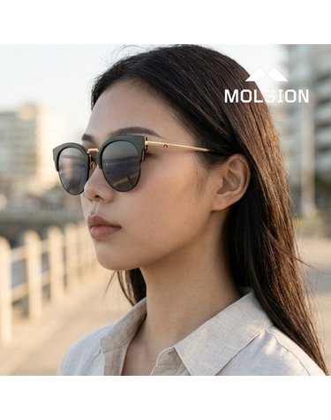 몰숀 MSS6026 D11 공식수입 캣아이 하금테 보잉 미러 편광 여성 아시안핏 패션 선글라스