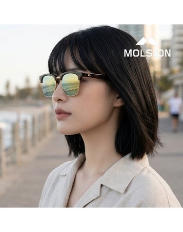 몰숀 MSS6027 D20 공식수입 하금테 콤비 미러 편광 아시안핏 패션 선글라스