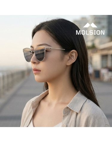 몰숀 MSS7008 A90 공식수입 캣아이 보잉 오버핏 플랫 아시안핏 패션 선글라스