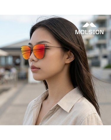 몰숀 MSS8001 B20 공식수입 캣아이 보잉 오버핏 플랫 미러 아시안핏 패션 선글라스