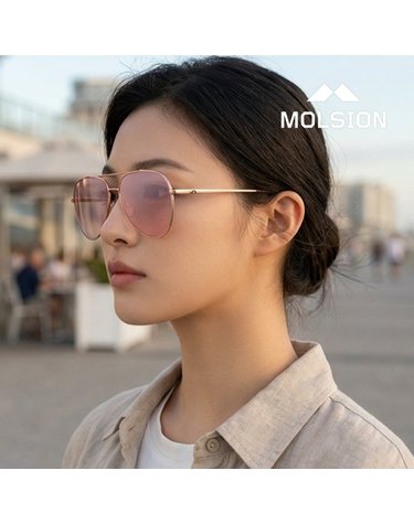 몰숀 MSS8018 D62 공식수입 라운드 경량성 보잉 플랫 미러 편광 아시안핏 패션 선글라스