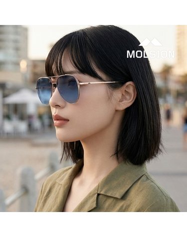 몰숀 MSS8018 D90 공식수입 라운드 경량성 보잉 플랫 미러 편광 아시안핏 패션 선글라스