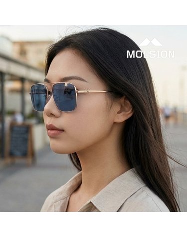몰숀 MSS8019 D90 공식수입 스퀘어 경량성 보잉 플랫 미러 편광 아시안핏 패션 선글라스