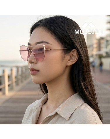 몰숀 MSS8020 B61 공식수입 캣아이 보잉 오버핏 미러 아시안핏 패션 선글라스