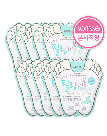 소프리스 풋 필링 더블 에센스 발각질제거 마스크 10매