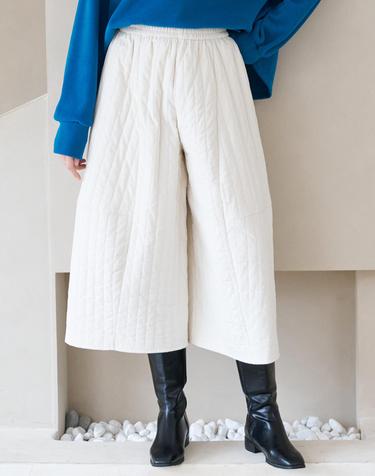 데일리 9부 패딩 밴딩 팬츠 (TX4PT011L0)