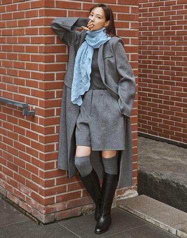 FW 핸드메이드 울실크 블렌드 숏츠