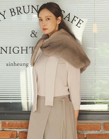 FW 사가밍크 슈러그