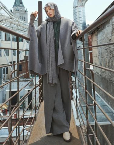 FW 윈터 울블렌드 스커트 팬츠