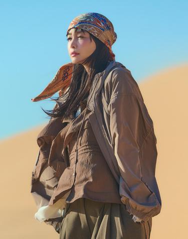 울실크 100% 양면 스카프