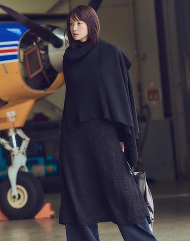 26FW 레이어드 모헤어 원피스