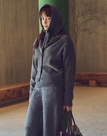 [2종세트] 26FW 알파카 가디건+머플러