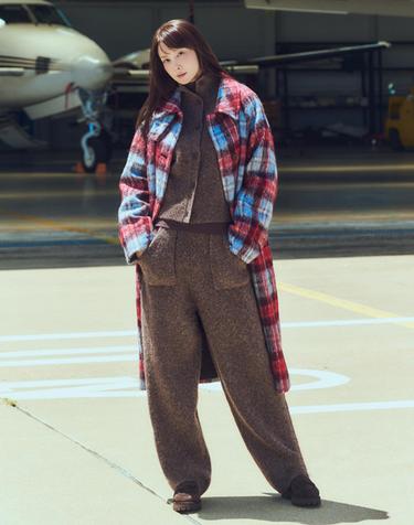 26FW 이태리 델프라토社 알파카 롱코트