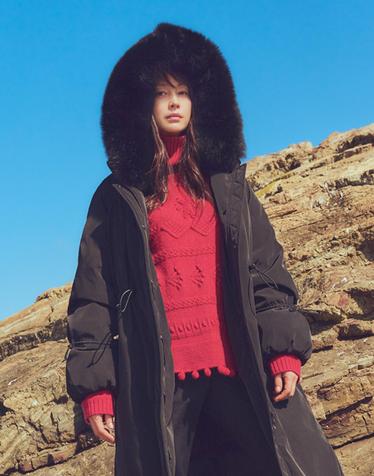 26FW 울블렌드 폼폼 홀리데이 니트