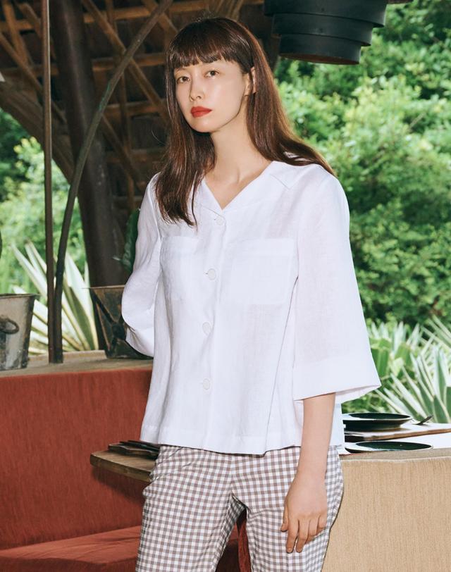 [루이스미샤] Ines 블라우스 GRI-S25-B0165
