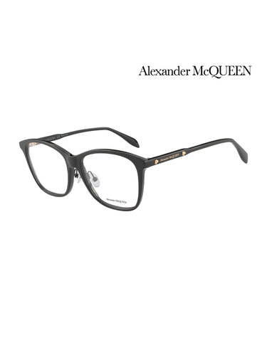 (최초가 390,000원) 알렉산더 맥퀸 안경테 AM0191O 001_N 스퀘어 아세테이트 남자 여자 안경