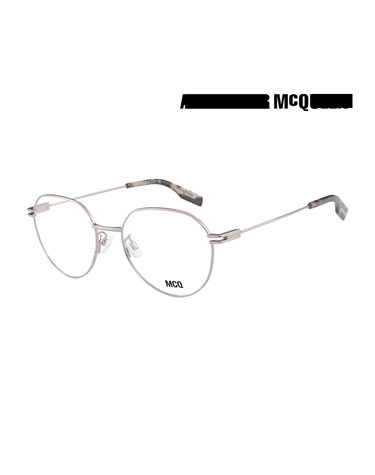 엠씨큐 (최초가 200,000원) 알렉산더 맥퀸 맥큐 안경테 MQ0394O 006 라운드 메탈 남자 여자 안경
