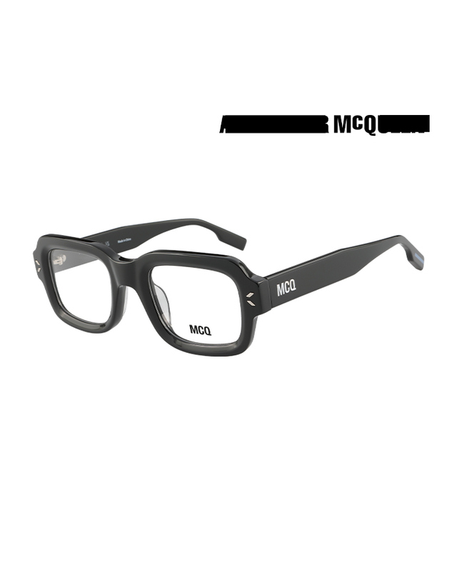 엠씨큐 (최초가 185,000원) 알렉산더 맥퀸 맥큐 안경테 MQ0365O 001 스퀘어 아세테이트 남자 여자 안경 착용컷