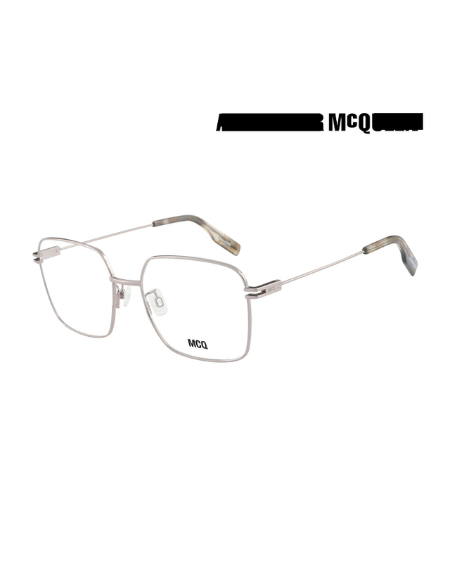 엠씨큐 (최초가 200,000원) 알렉산더 맥퀸 맥큐 안경테 MQ0395O 003 스퀘어 메탈 남자 여자 안경 착용컷