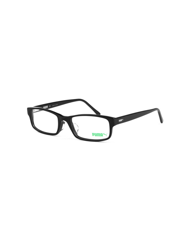 푸마 (최초가 70,000원) 푸마 안경테 PE0021OA 001 스퀘어 아세테이트 남자 여자 안경 착용컷