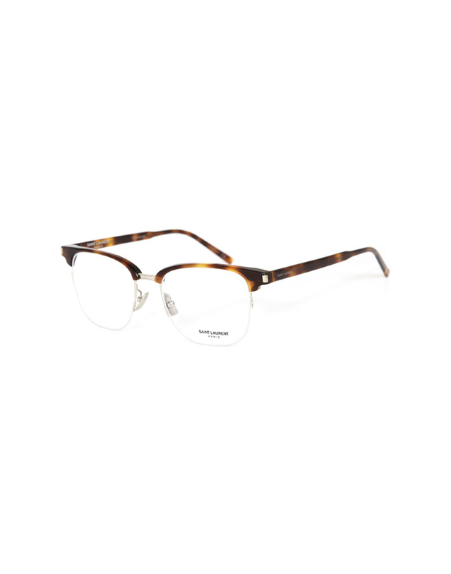 생 로랑 (최초가 620,000원) 생로랑 안경테 SL189 SLIM 003 반무테 아세테이트 남자 여자 안경 착용컷