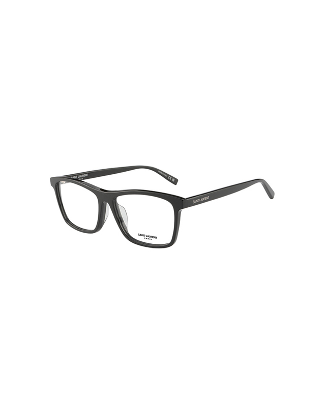 생 로랑 (최초가 290,000원) 생로랑 안경테 SL505F 001 스퀘어 아세테이트 남자 여자 안경 착용컷