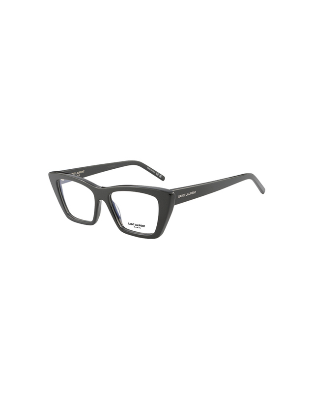 생 로랑 (최초가 425,000원) 생로랑 안경테 SL291 001 캣츠아이 아세테이트 여자 안경 착용컷