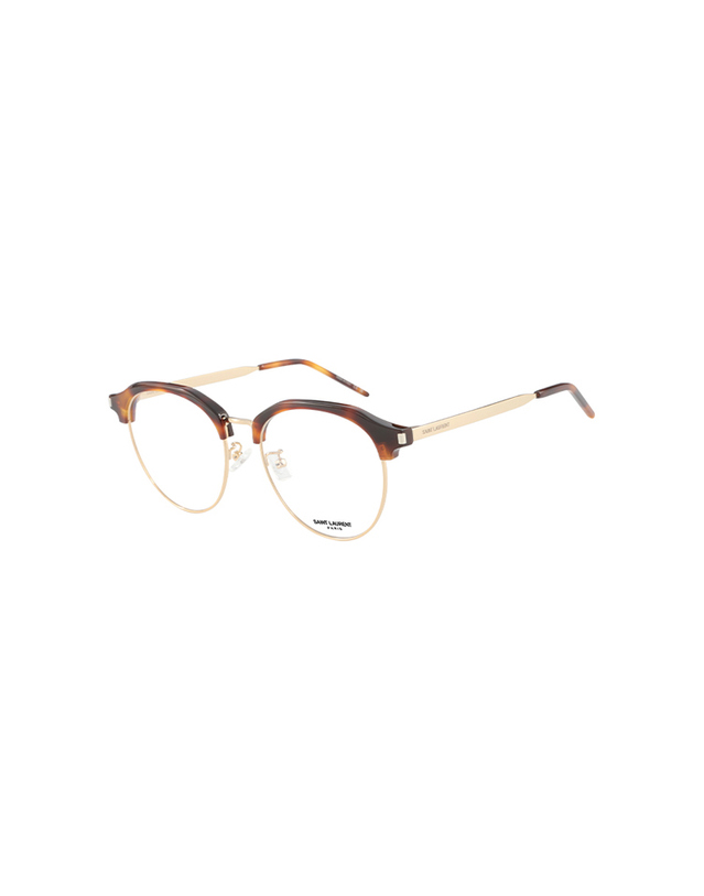 생 로랑 (최초가 485,000원) 생로랑 안경테 SL512F 002 하금테 아세테이트 남자 여자 안경 착용컷
