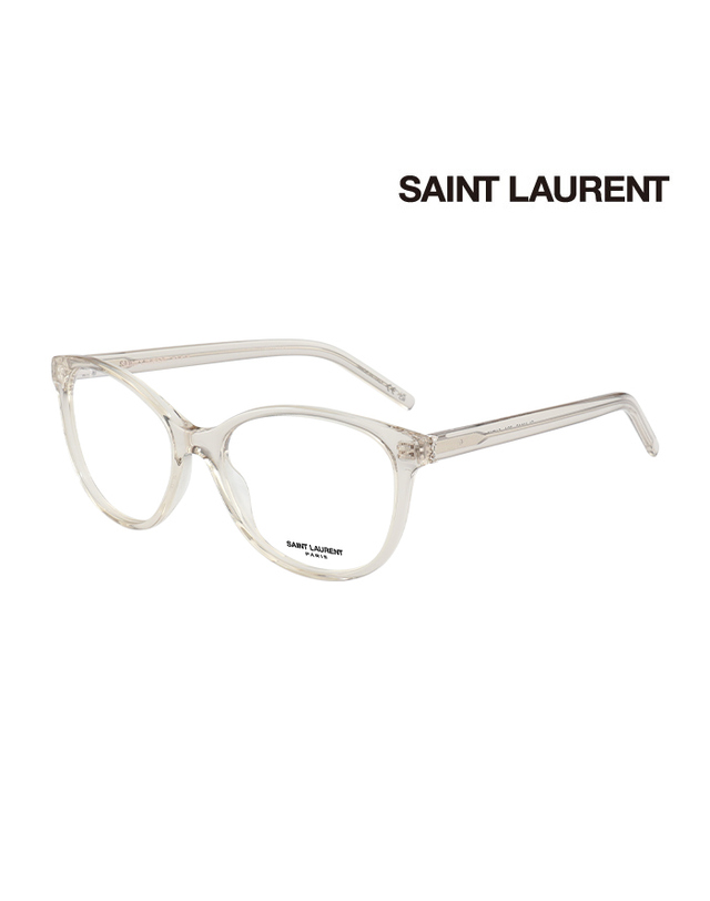 생 로랑 (최초가 460,000원) 생로랑 안경테 SL M112 004 라운드 아세테이트 남자 여자 안경 착용컷