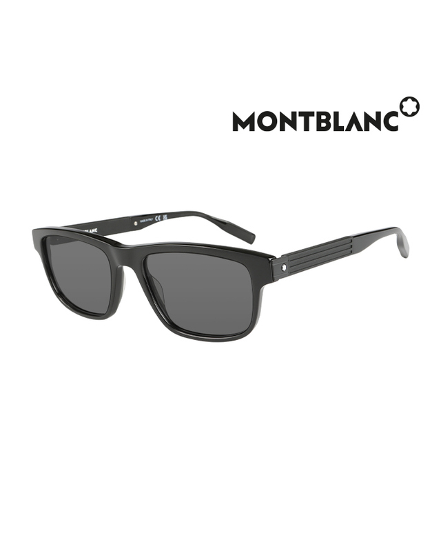 몽블랑 (최초가 450,000원) 몽블랑 선글라스 MB0165O 001_IEBK 착용컷