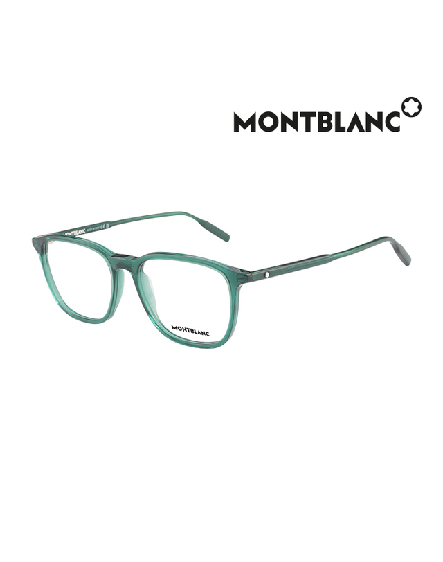 몽블랑 (최초가 300,000원) 몽블랑 안경테 MB0085O 006 스퀘어 아세테이트 남자 여자 안경 착용컷