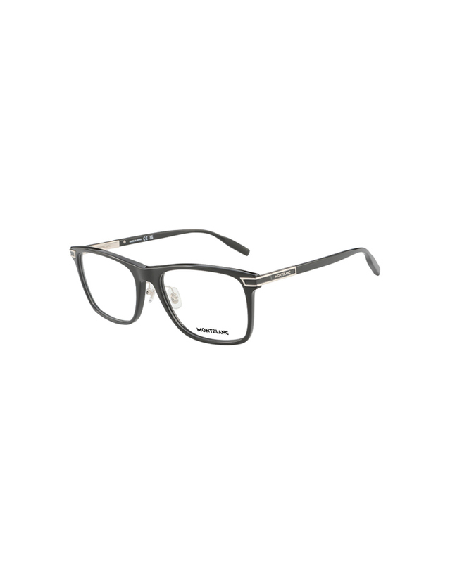 몽블랑 (최초가 450,000원) 몽블랑 안경테 MB0042O 005 스퀘어 아세테이트 남자 여자 안경 착용컷