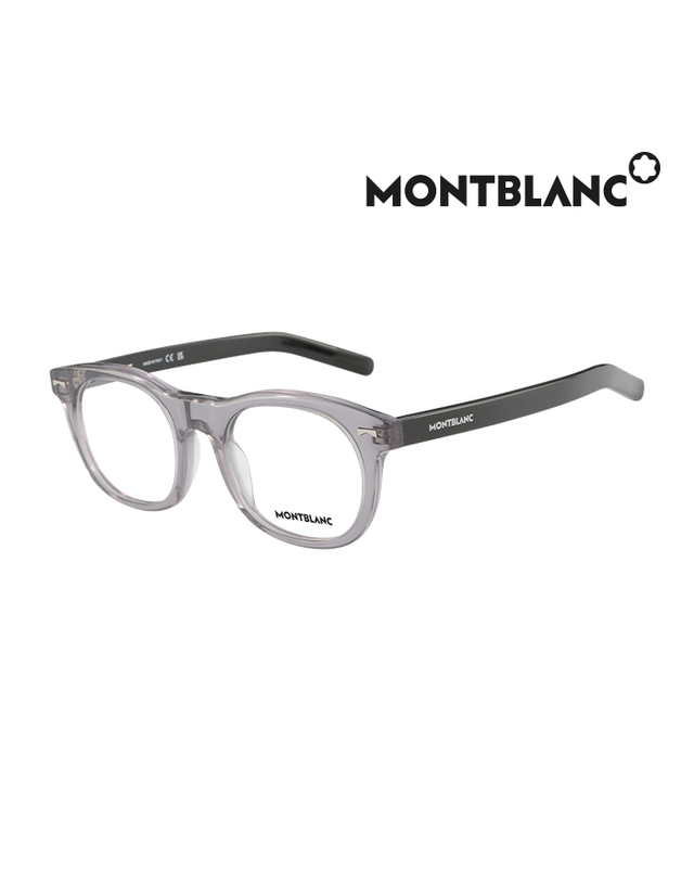 몽블랑 (최초가 370,000원) 몽블랑 안경테 MB0229O 003 라운드 아세테이트 남자 여자 안경 착용컷