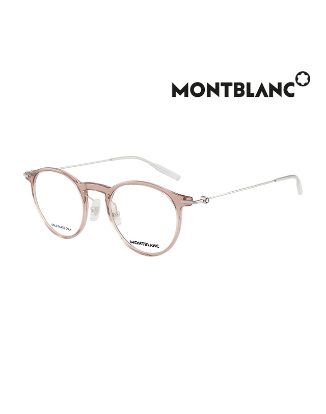 몽블랑 (최초가 400,000원) 몽블랑 안경테 MB0099O 003 라운드 남자 여자 안경 착용컷