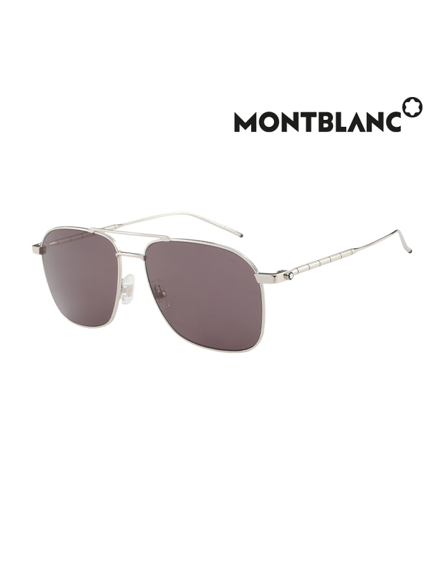 몽블랑 (최초가 595,000원) 몽블랑 선글라스 MB0214S 005 보잉 메탈 남자 여자 착용컷