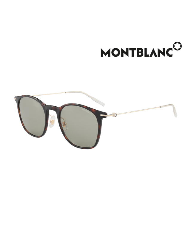 몽블랑 (최초가 490,000원) 몽블랑 선글라스 MB0098S 012 라운드 남자 여자 착용컷