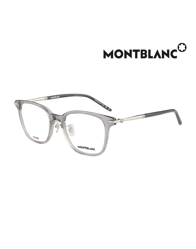 몽블랑 (최초가 550,000원) 몽블랑 안경테 MB0247OK 002 스퀘어 아세테이트 남자 여자 안경 착용컷
