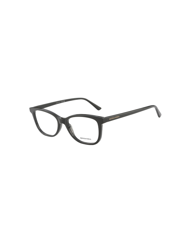보테가 베네타 (최초가 370,000원) 보테가 베네타 안경테 BV1028O 001 라운드 아세테이트 남자 여자 안경 착용컷