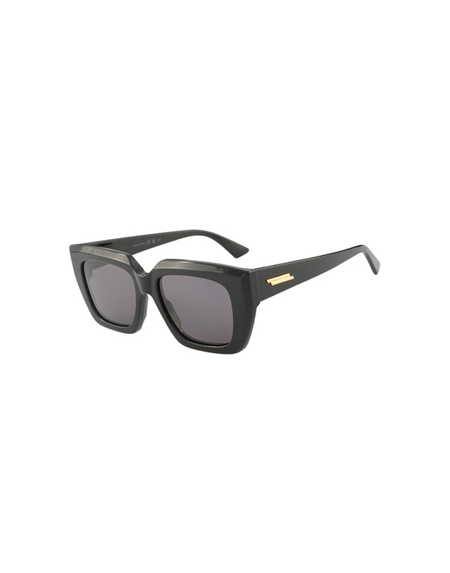 보테가 베네타 (최초가 490,000원) 보테가 베네타 선글라스 BV1030S 001 스퀘어 아세테이트 남자 여자 착용컷