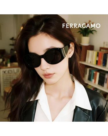 (최초가 520,000원) 페라가모 선글라스 SF2008S 001 라운드 남자 여자