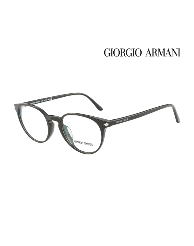 조르지오 아르마니 (최초가 480,000원) 조르지오 아르마니 안경테 AR7176F 5001 라운드 남자 여자 안경 착용컷
